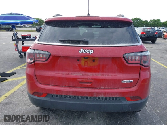 2018 Jeep Compass Latitude with VIN 3C4NJCBB1JT469511, listed as a IAAI auction lot 41609600 with 44,985 mi miles and . Bid and sale history available at carsss.com. Image 16.