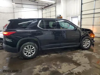 2018 Chevrolet Traverse LS with VIN 1GNERFKWXJJ219180, listed as a Copart auction lot 44424005 with 111,454 mi miles and Salvage Title. Bid and sale history available at carsss.com. Image 3.