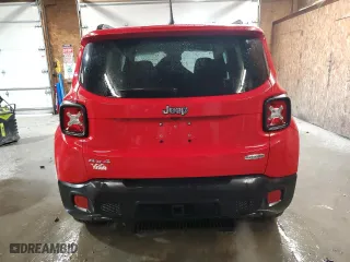 2017 Jeep Renegade Altitude with VIN ZACCJBBB3HPF91449, listed as a Copart auction lot 47185045 with 115,169 mi miles and Salvage Title. Bid and sale history available at carsss.com. Image 6.