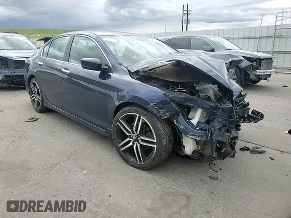2016 Honda Accord Sport z VIN 1HGCR2F54GA194281, wystawiony jako Copart lot #55817345 z przebiegiem 122 592 mil mil oraz Szkoda całkowita • Salvage title. Historia ofert i sprzedaży dostępna na DreamBid. Obrazek 13.