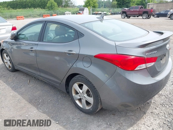 2013 Hyundai Elantra GLS with VIN 5NPDH4AE8DH300258, listed as a IAAI auction lot 42707015 with 124,110 mi miles and . Bid and sale history available at DreamBid. Image 3.