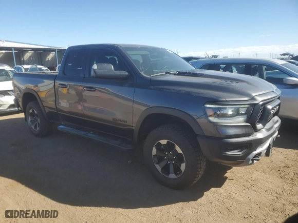 2019 Ram 1500 Rebel with VIN 1C6SRFET7KN865176, listed as a Copart auction lot 50752515 with 60,963 mi miles and Salvage Title. Bid and sale history available at carsss.com. Image 4.
