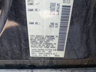 2013 Nissan Altima S with VIN 1N4AL3AP9DC279158, listed as a IAAI auction lot 41744931 with 92,996 mi miles and . Bid and sale history available at DreamBid. Image 9.