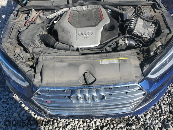 2018 Audi S5 Prestige z VIN WAUR4AF55JA009600, wystawiony jako Copart lot #42186445 z przebiegiem 73 586 mil mil oraz Szkoda całkowita • Salvage title. Historia ofert i sprzedaży dostępna na DreamBid. Obrazek 11.