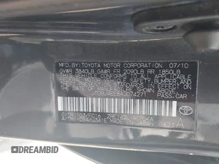 2010 Toyota Corolla with VIN JTDBU4EE8AJ074271, listed as a IAAI auction lot 42510977 with 198,709 mi miles and . Bid and sale history available at DreamBid. Image 9.