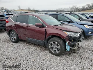 2019 Honda CR-V EX-L with VIN 7FARW2H89KE015049, listed as a Copart auction lot 53002765 with 66,696 mi miles and Salvage Title. Bid and sale history available at carsss.com. Image 4.