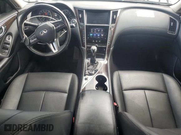 2018 Infiniti Q50 Luxe with VIN JN1EV7AR2JM610413, listed as a Copart auction lot 65222265 with 111,670 mi miles and Clean title. Bid and sale history available at DreamBid. Image 8.