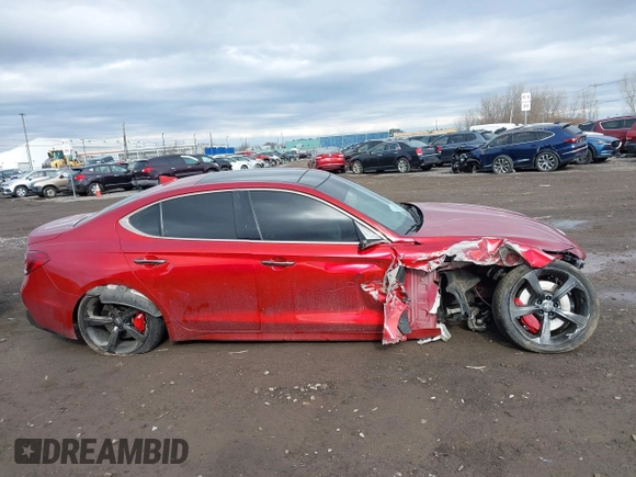 2019 Genesis G70 Advanced with VIN KMTG34LE7KU017931, listed as a IAAI auction lot 41863853 with 34,214 mi miles and . Bid and sale history available at DreamBid. Image 13.