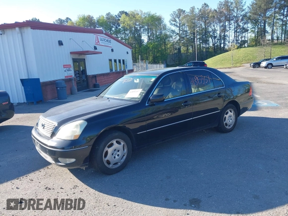 2001 Lexus LS 430 with VIN JTHBN30F710042861, listed as a IAAI auction lot 41895357 with Not Provided miles. Bid and sale history available at carsss.com. Image 16.