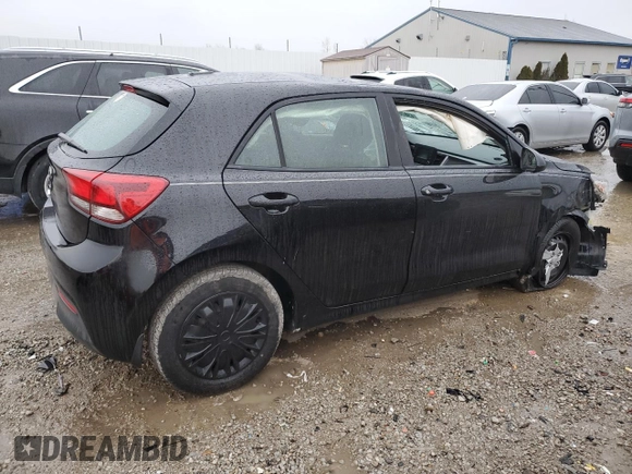 2018 Kia Rio LX with VIN 3KPA25AB1JE064522, listed as a Copart auction lot 43870185 with 208,173 mi miles and Non Repairable. Bid and sale history available at DreamBid. Image 3.