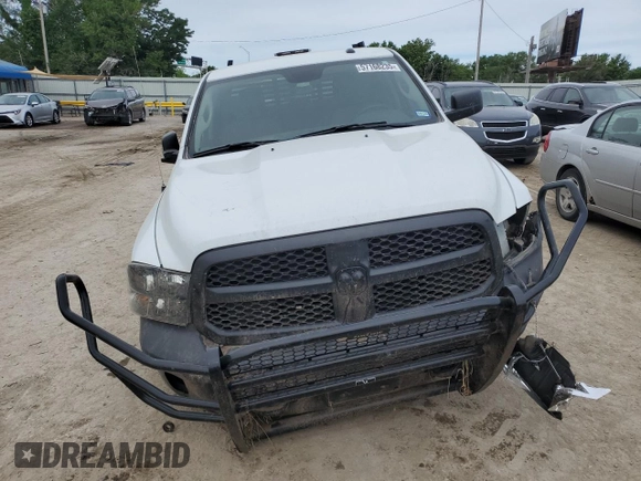 2023 Ram 1500 Express with VIN 3C6RR7KT9PG658247, listed as a Copart auction lot 57168235 with 30,253 mi miles and Salvage title. Bid and sale history available at DreamBid. Image 5.