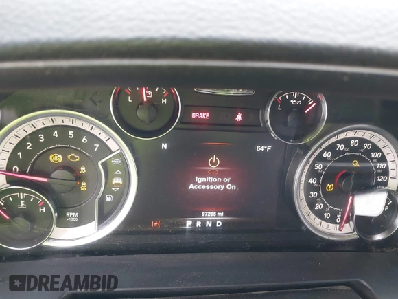 2018 Ram 2500 Laramie with VIN 3C6UR5NJ4JG328211, listed as a IAAI auction lot 41690078 with 97,265 mi miles and . Bid and sale history available at DreamBid. Image 7.