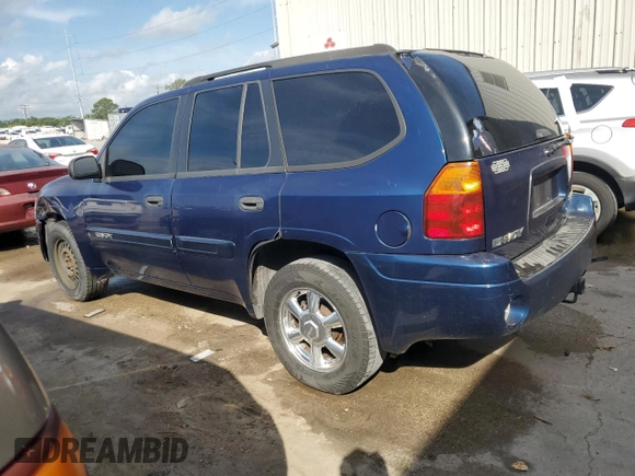 2004 GMC Envoy SLE with VIN 1GKDS13S842402250, listed as a Copart auction lot 54941005 with 163,380 mi miles and Salvage Title. Bid and sale history available at DreamBid. Image 2.