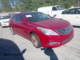 2014 Hyundai Azera Limited with VIN KMHFH4JG6EA388855, listed as a IAAI auction lot 40578381 with 145,841 mi miles and . Bid and sale history available at carsss.com. Image 1.