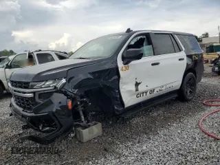2021 Chevrolet Tahoe Commercial with VIN 1GNSCLED0MR362867, listed as a Copart auction lot 60454365 with 41,520 mi miles and Salvage title. Bid and sale history available at DreamBid. Image 1.