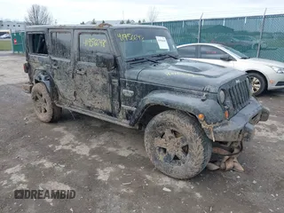 2012 Jeep Wrangler Unlimited Call of Duty MW3 with VIN 1C4BJWFG0CL202238, listed as a IAAI auction lot 41956648 with 92,572 mi miles and . Bid and sale history available at DreamBid. Image 1.