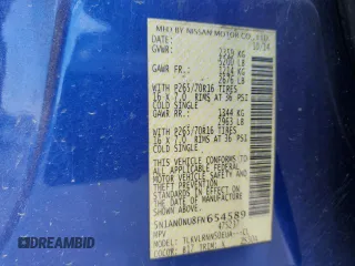 2015 Nissan Xterra S with VIN 5N1AN0NU8FN654589, listed as a Copart auction lot 68990714 with 134,985 mi miles and Salvage Title. Bid and sale history available at DreamBid. Image 12.