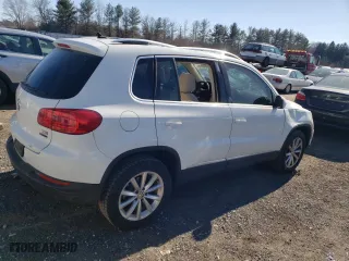 2017 Volkswagen Tiguan Wolfsburg Edition with VIN WVGSV7AX2HK006134, listed as a Copart auction lot 46092395 with 92,807 mi miles and Salvage Title. Bid and sale history available at carsss.com. Image 3.