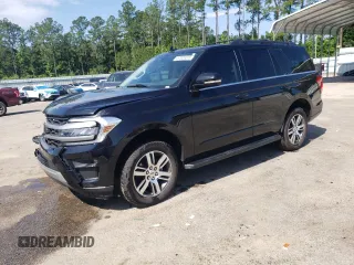 2024 Ford Expedition XLT with VIN 1FMJU1H8XREA74501, listed as a Copart auction lot 59865635 with 8,615 mi miles and Salvage title. Bid and sale history available at DreamBid. Image 1.