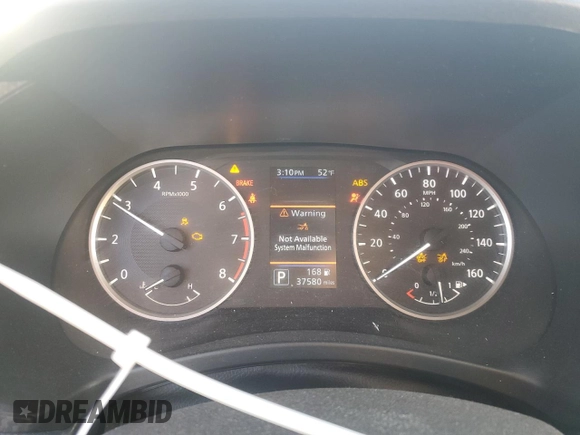 2020 Nissan Sentra S with VIN 3N1AB8BV6LY218365, listed as a Copart auction lot 41756425 with 37,580 mi miles and Salvage Title. Bid and sale history available at DreamBid. Image 9.