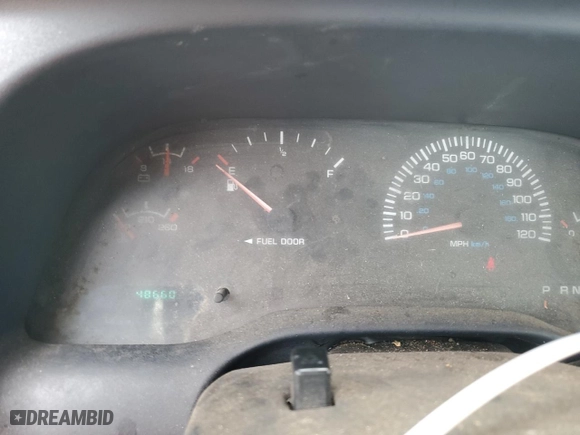 1998 Dodge Ram 2500 with VIN 3B7KF26Z3WM221543, listed as a Copart auction lot 72395024 with 48,660 mi miles and Salvage Title. Bid and sale history available at carsss.com. Image 9.