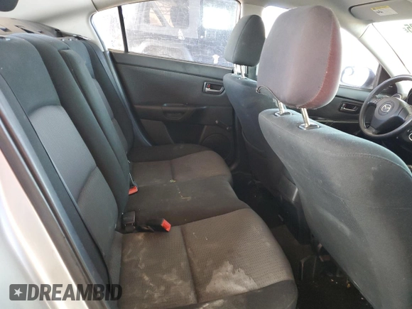 2008 Mazda 3 i Sport with VIN JM1BK12F381791446, listed as a Copart auction lot 43810635 with 134,415 mi miles and Salvage Title. Bid and sale history available at DreamBid. Image 10.