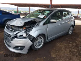 2015 Ford C-Max SEL with VIN 1FADP5BU6FL114222, listed as a IAAI auction lot 41956010 with 149,023 mi miles. Bid and sale history available at carsss.com. Image 16.