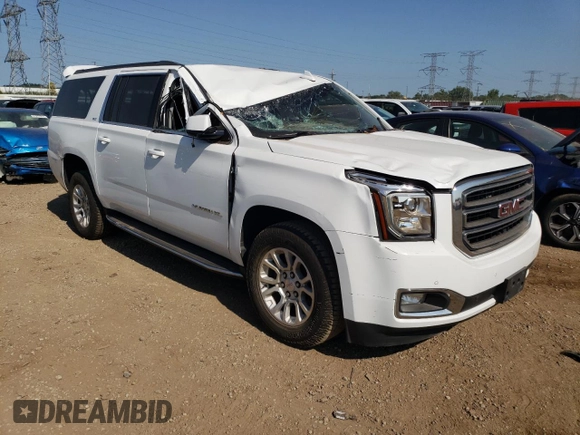 2018 GMC Yukon XL SLT with VIN 1GKS1GKC1JR321066, listed as a Copart auction lot 66789274 with 101,889 mi miles and Salvage Title. Bid and sale history available at carsss.com. Image 4.