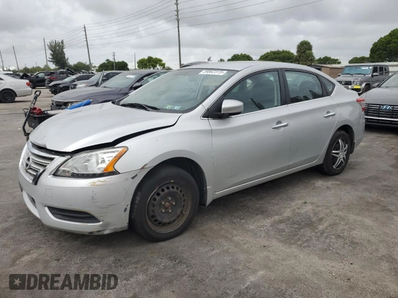 2014 Nissan Sentra SV z VIN 3N1AB7AP3EY335496, wystawiony jako Copart lot #59862315 z przebiegiem 78 507 mil mil oraz Czysty tytuł • Clean title. Historia ofert i sprzedaży dostępna na DreamBid. Obrazek 1.