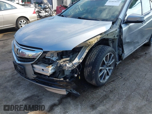 2017 Acura TLX V6 w/Technology Pkg with VIN 19UUB2F57HA002961, listed as a IAAI auction lot 41482815 with 55,528 mi miles and . Bid and sale history available at DreamBid. Image 18.