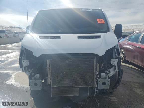 2017 Ford Transit Van with VIN 1FTYR1YG6HKA19023, listed as a Copart auction lot 42137454 with NaN miles and Salvage Title. Bid and sale history available at carsss.com. Image 5.