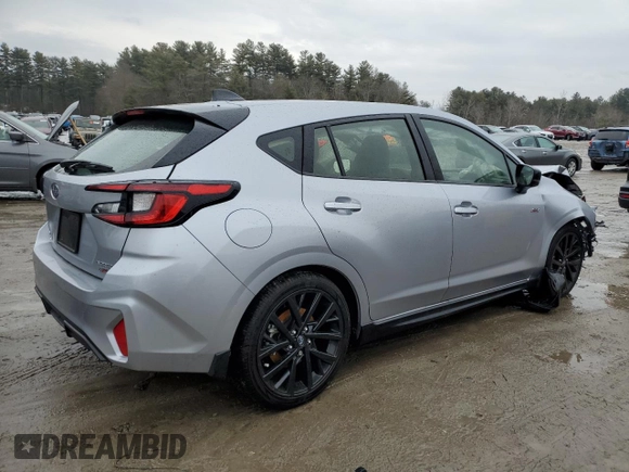 2024 Subaru Impreza RS with VIN JF1GUHHC1R8857934, listed as a Copart auction lot 47049475 with 1,845 mi miles and Salvage Title. Bid and sale history available at carsss.com. Image 3.