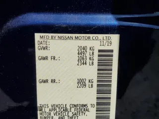 2019 Nissan LEAF SV with VIN 1N4AZ1CPXKC320460, listed as a Copart auction lot 54930505 with 42,450 mi miles and Salvage title. Bid and sale history available at DreamBid. Image 12.