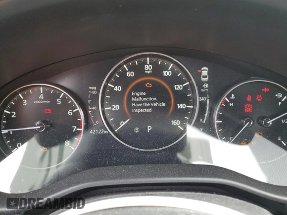 2021 Mazda 3 Select with VIN JM1BPBBL9M1342618, listed as a Copart auction lot 57435905 with 42,122 mi miles and Salvage title. Bid and sale history available at DreamBid. Image 9.