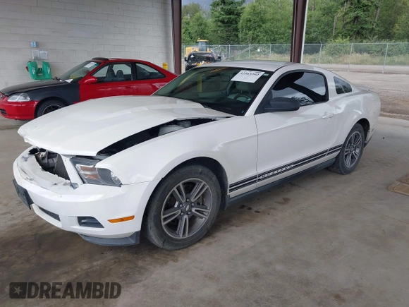 2011 Ford Mustang V6 with VIN 1ZVBP8AMXB5109458, listed as a IAAI auction lot 42565392 with 154,710 mi miles and . Bid and sale history available at DreamBid. Image 2.