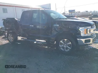 2018 Ford F-150 XL with VIN 1FTFX1E54JFB12847, listed as a IAAI auction lot 41733325 with 162,546 mi miles and . Bid and sale history available at DreamBid. Image 1.