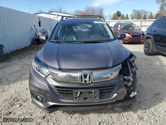 2022 Honda HR-V EX-L with VIN 3CZRU6H71NM731289, listed as a Copart auction lot 81353304 with 65,631 mi miles and Salvage Title. Bid and sale history available at carsss.com. Image 5.