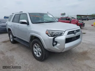 2024 Toyota 4Runner SR5 Premium with VIN JTENU5JR9R6258690, listed as a IAAI auction lot 42078323 with 4,458 mi miles. Bid and sale history available at carsss.com. Image 1.
