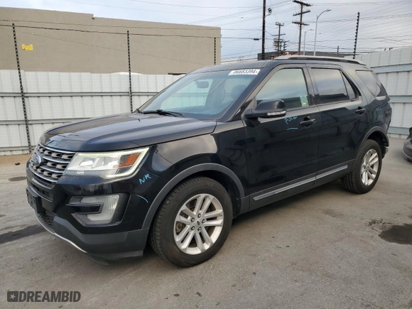2016 Ford Explorer XLT with VIN 1FM5K7D83GGC59569, listed as a Copart auction lot 86683394 with 123,143 mi miles and Salvage Title. Bid and sale history available at carsss.com. Image 1.