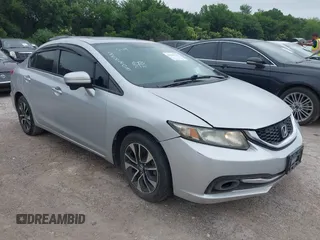 2015 Honda Civic EX z VIN 2HGFB2F80FH522808, wystawiony jako IAAI lot #42306721 z przebiegiem 158 125 mil mil oraz . Historia ofert i sprzedaży dostępna na DreamBid. Obrazek 1.