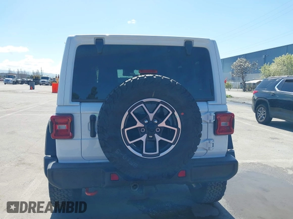 2025 Jeep Wrangler Rubicon with VIN 1C4PJXFN9SW523685, listed as a IAAI auction lot 41945204 with 24 mi miles and . Bid and sale history available at DreamBid. Image 16.