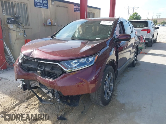 2017 Honda CR-V EX with VIN 7FARW1H55HE020645, listed as a IAAI auction lot 42111202 with 51,445 mi miles. Bid and sale history available at carsss.com. Image 17.