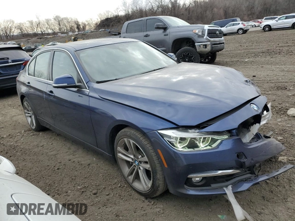 2017 BMW 3 Series 340i xDrive with VIN WBA8B7C54HK704017, listed as a Copart auction lot 88069165 with 78,810 mi miles and Salvage Title. Bid and sale history available at carsss.com. Image 4.