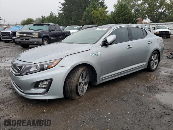 2014 Kia Optima EX with VIN KNAGN4AD4E5073906, listed as a Copart auction lot 72960004 with 123,453 mi miles and Salvage Title. Bid and sale history available at DreamBid. Image 1.