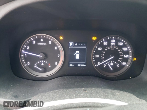 2017 Hyundai Tucson SE with VIN KM8J23A44HU533101, listed as a Copart auction lot 49263365 with 66,101 mi miles and Salvage Title. Bid and sale history available at DreamBid. Image 9.