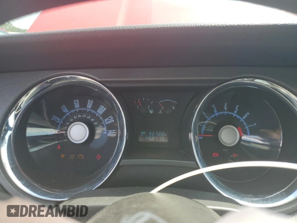 2010 Ford Mustang GT with VIN 1ZVBP8CH7A5119542, listed as a Copart auction lot 64825195 with 45,211 mi miles and Clean title. Bid and sale history available at DreamBid. Image 9.