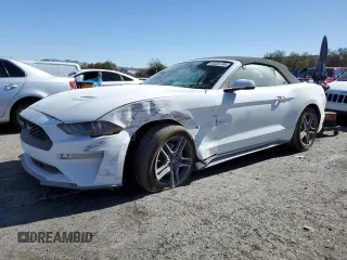 2020 Ford Mustang EcoBoost with VIN 1FATP8UH1L5125898, listed as a Copart auction lot 45051785 with 52,530 mi miles and Salvage Title. Bid and sale history available at carsss.com. Image 1.