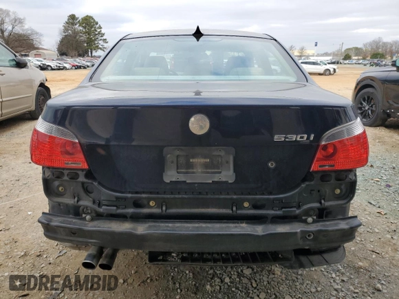 2004 BMW 5 Series 530i with VIN WBANA735X4B804011, listed as a Copart auction lot 41581885 with 75,875 mi miles and Salvage Title. Bid and sale history available at DreamBid. Image 6.