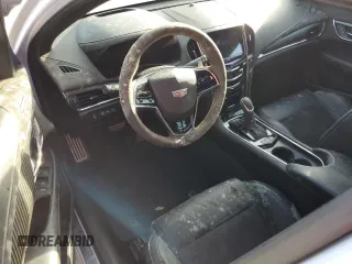 2017 Cadillac ATS-V with VIN 1G6AN5SY7H0212057, listed as a Copart auction lot 74587054 with Not Provided miles and Salvage Title. Bid and sale history available at carsss.com. Image 8.