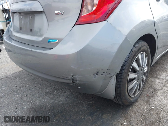2015 Nissan Note SV with VIN 3N1CE2CP8FL443241, listed as a IAAI auction lot 42124704 with 111,574 mi miles and . Bid and sale history available at DreamBid. Image 6.
